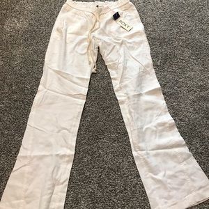 ROXY WHITE BEACH PANTS SIZE S